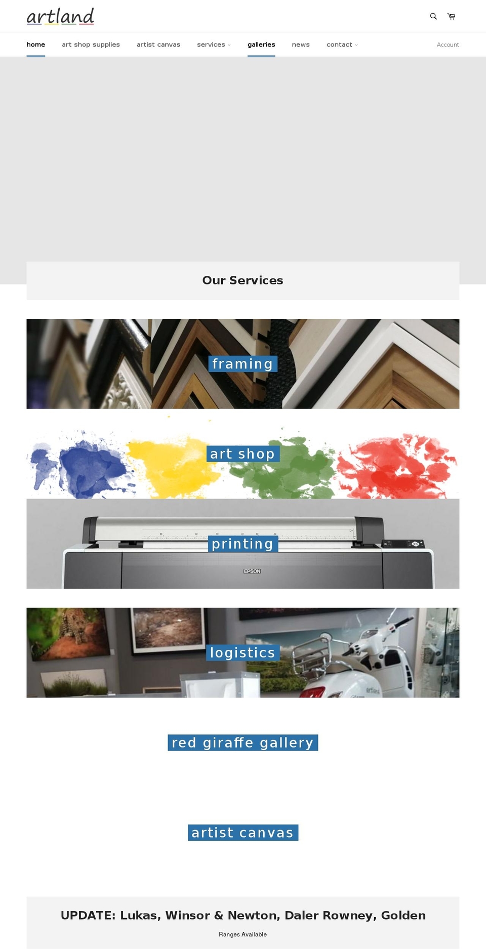 primeartcanvas.com — Shopify storefront screenshot
