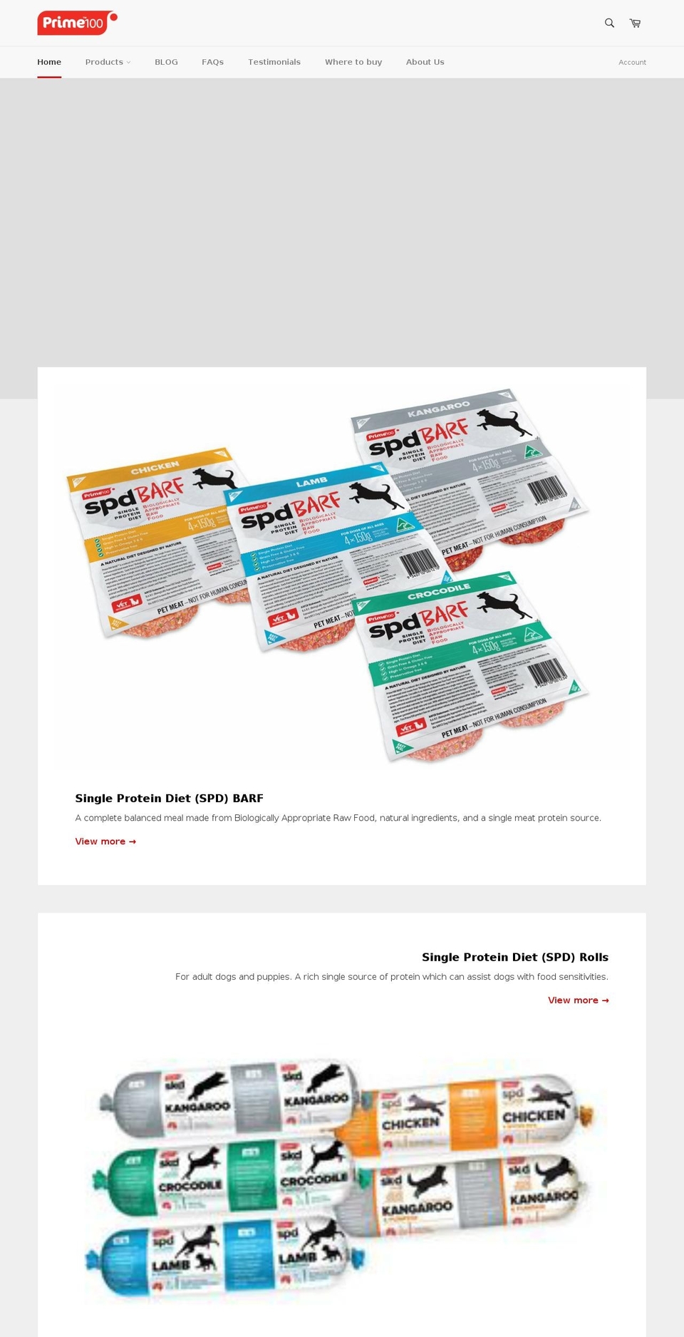 primebarfhk.com — Shopify storefront screenshot