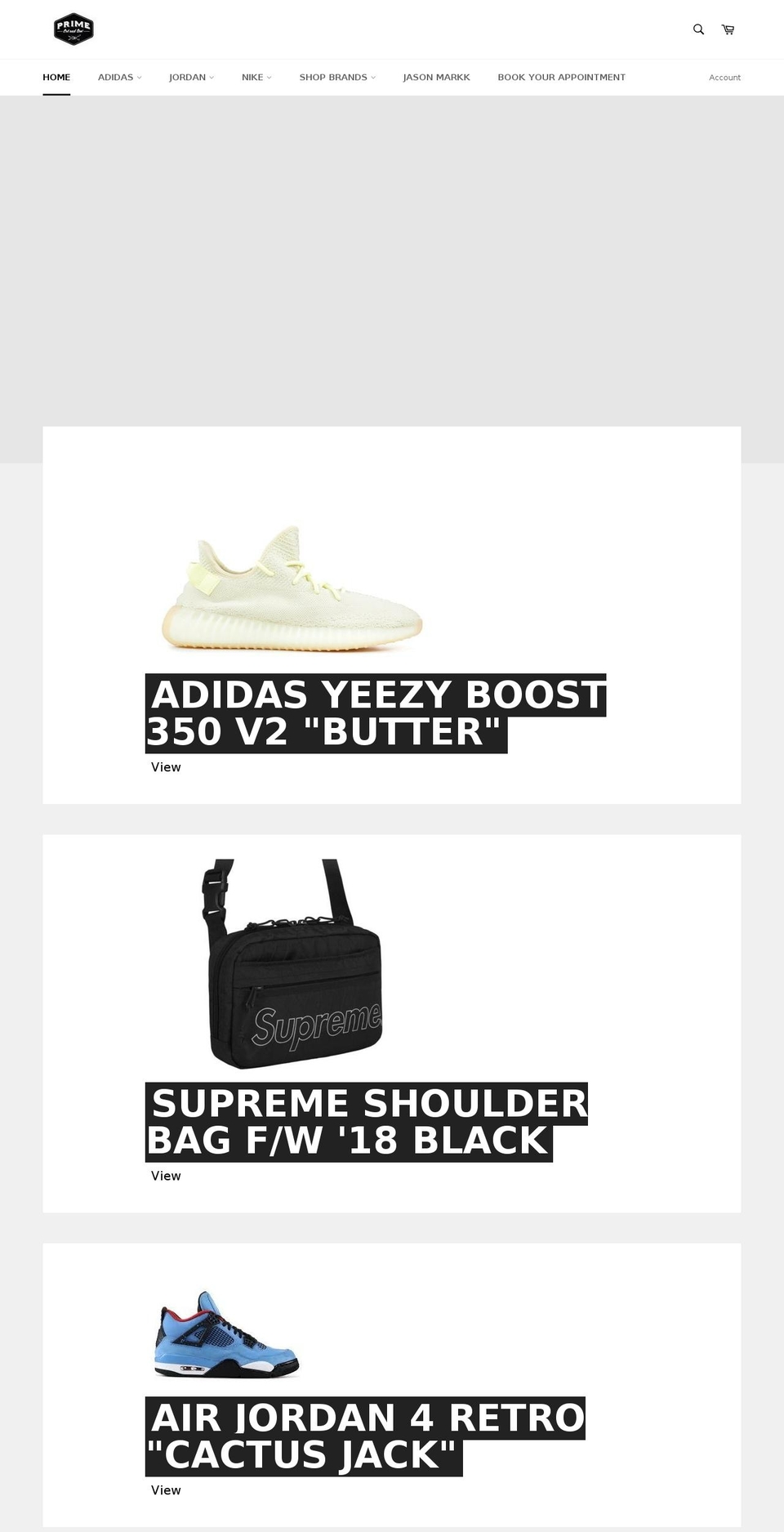 primecutandsew.com — Shopify storefront screenshot