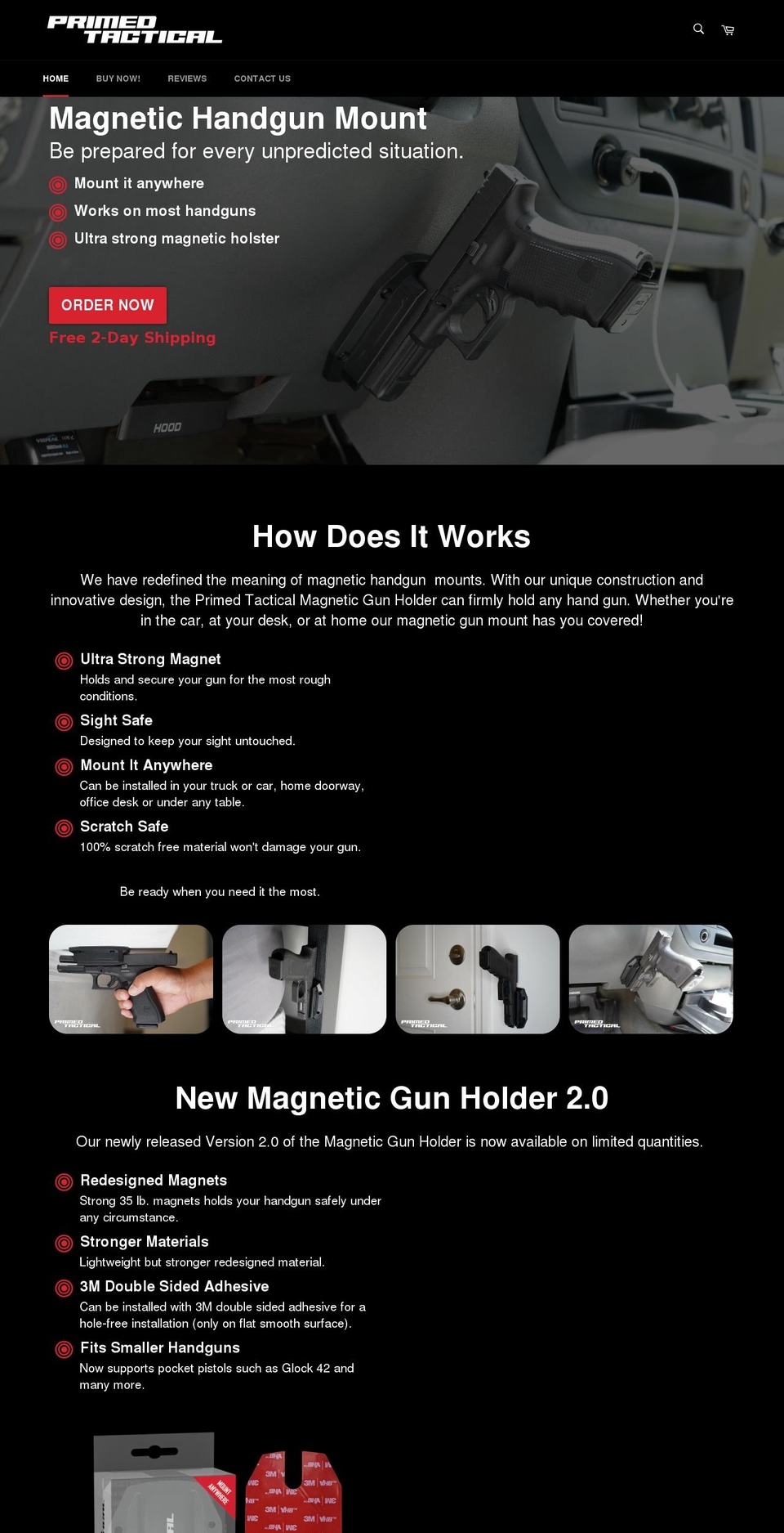 primedtactical.com shopify website screenshot