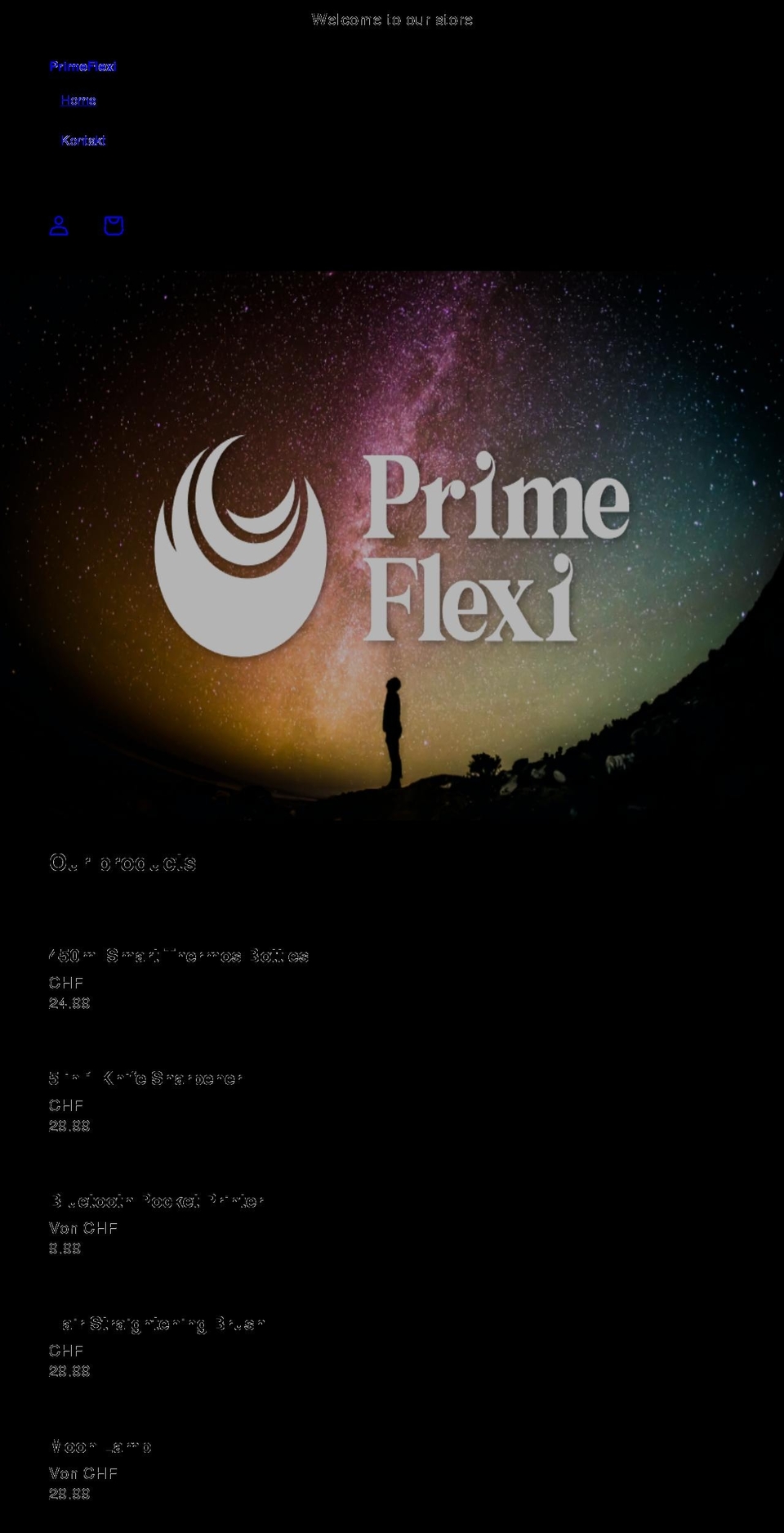 primeflexi.com shopify website screenshot