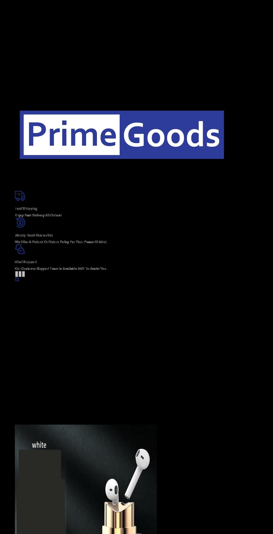 primegoods.xyz shopify website screenshot