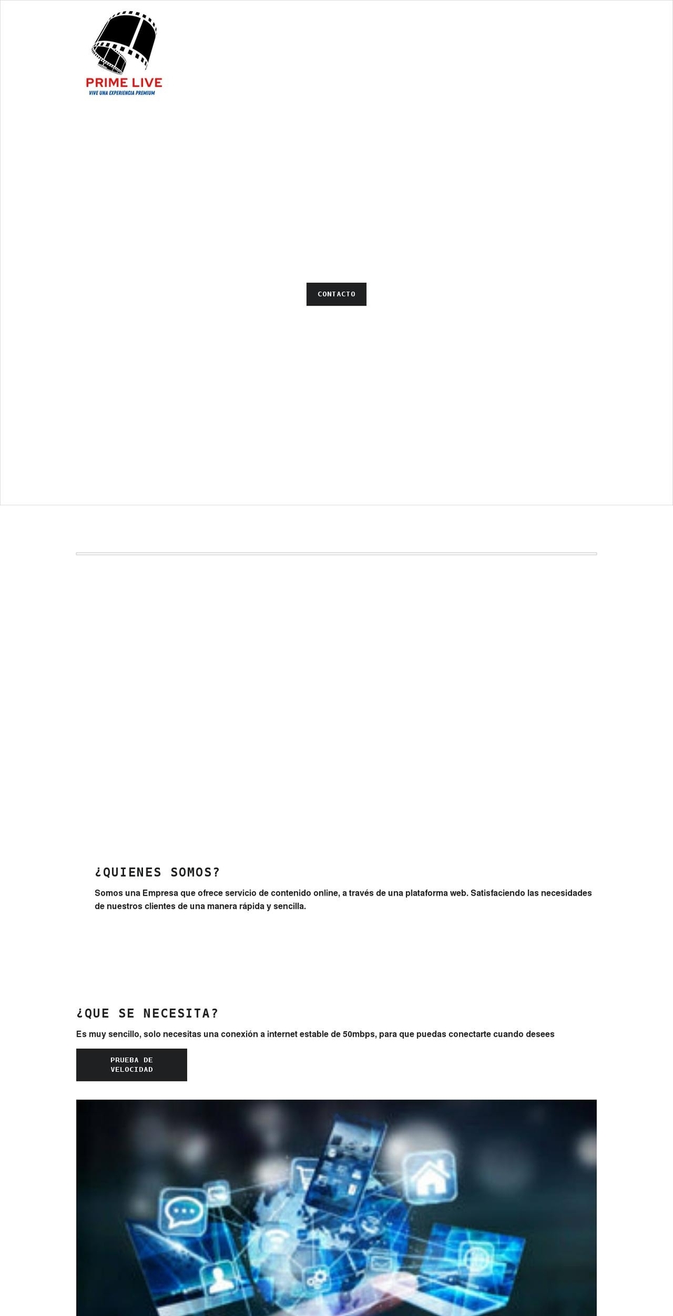 primelivetv.net shopify website screenshot