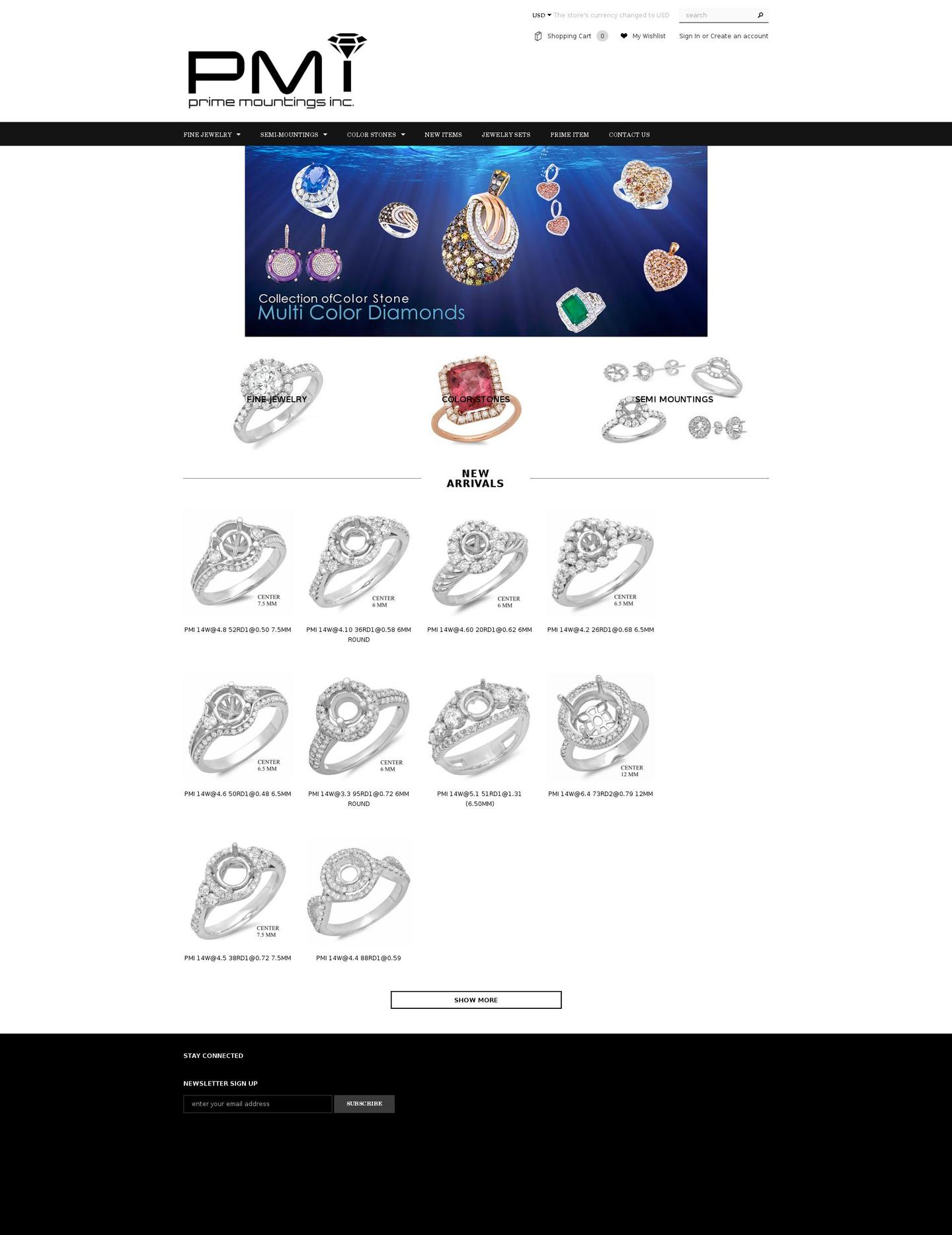 primemountings.com shopify website screenshot