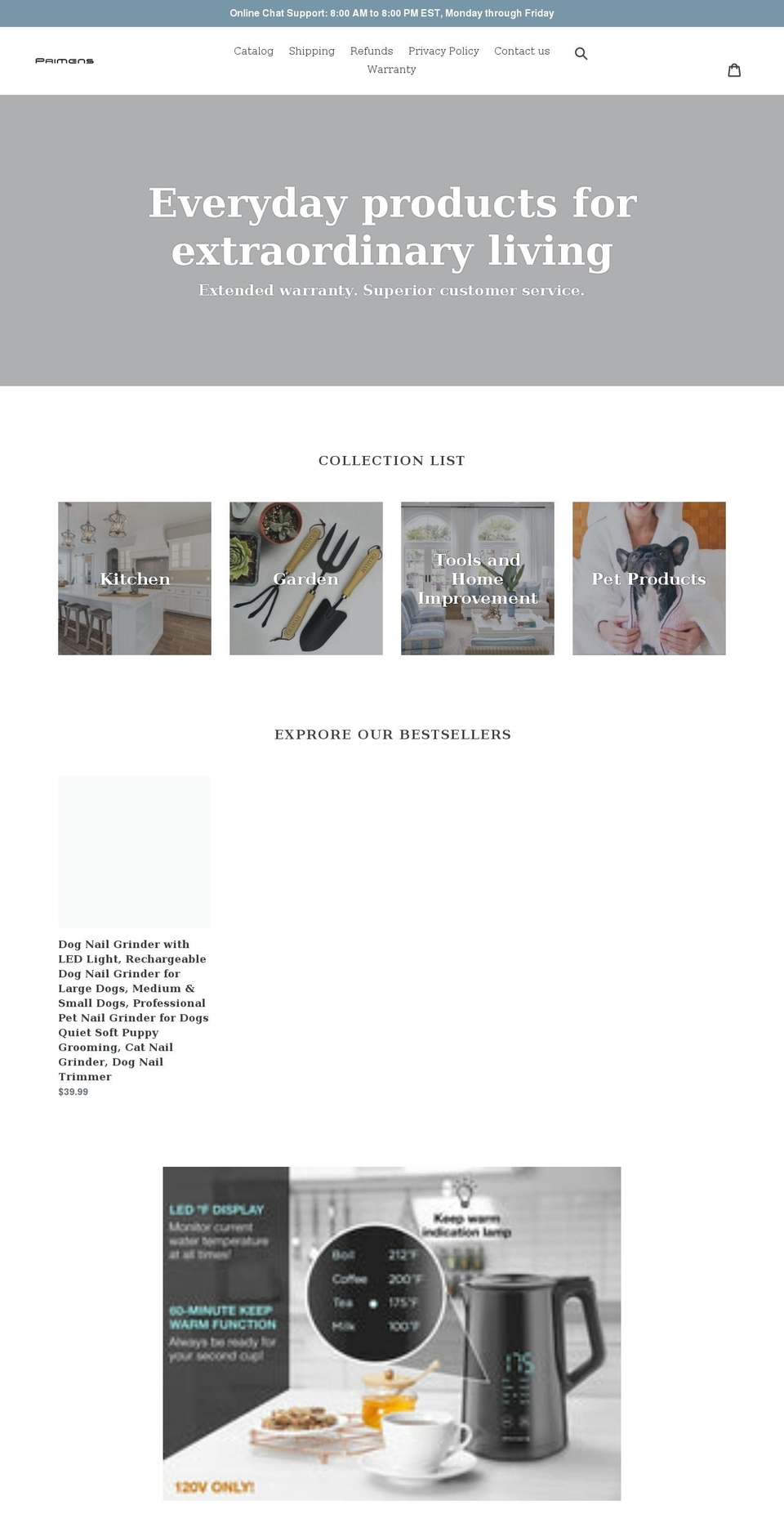 primens.biz shopify website screenshot