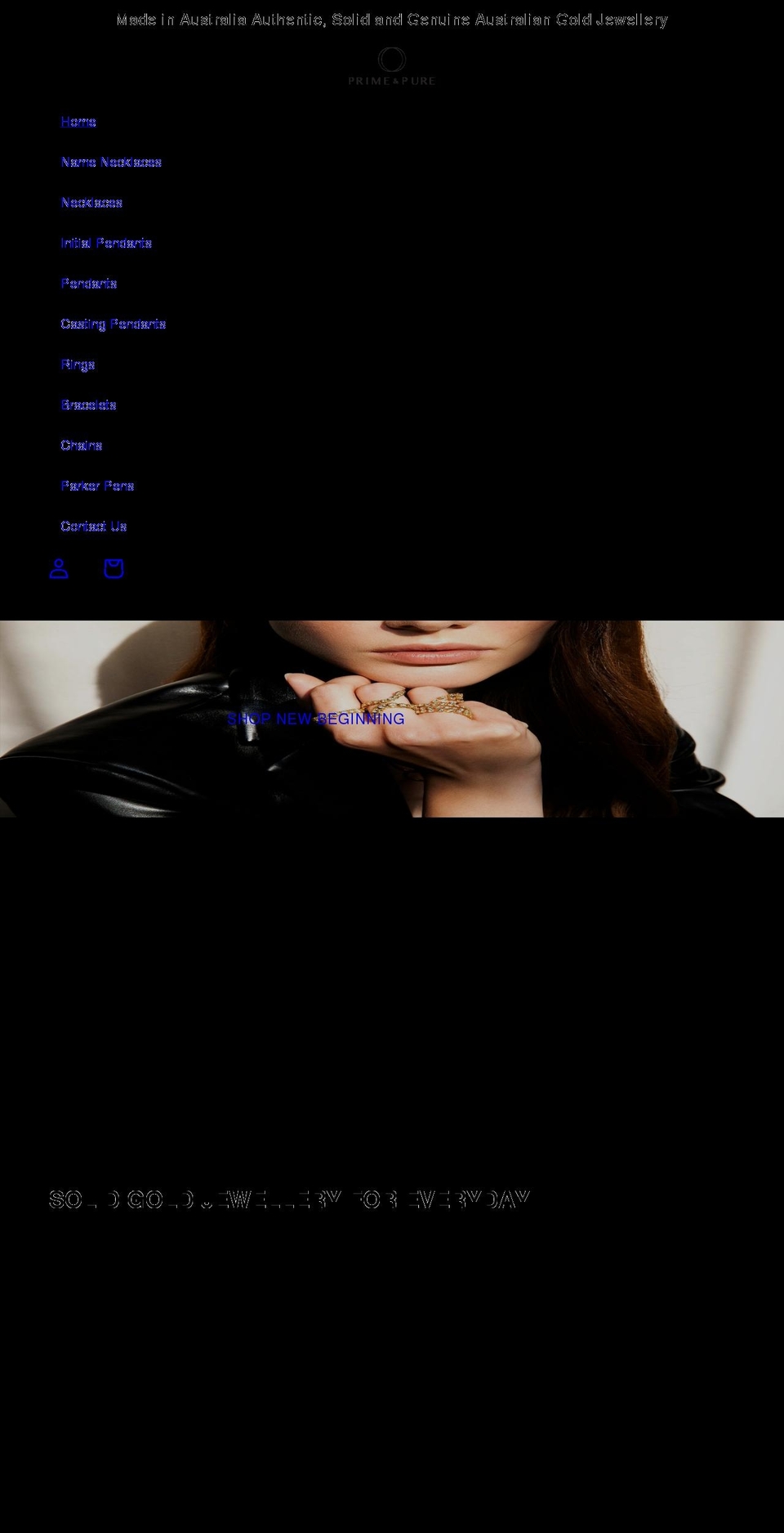 primepure.com.au shopify website screenshot