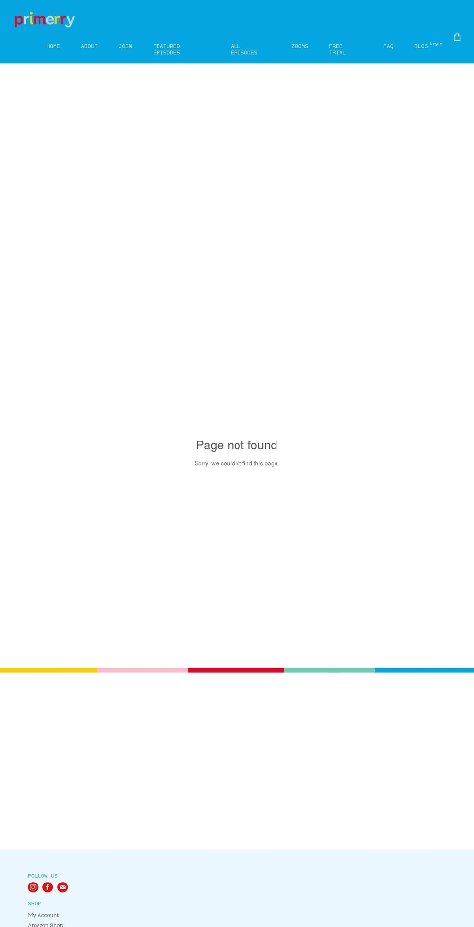 primerry.com shopify website screenshot