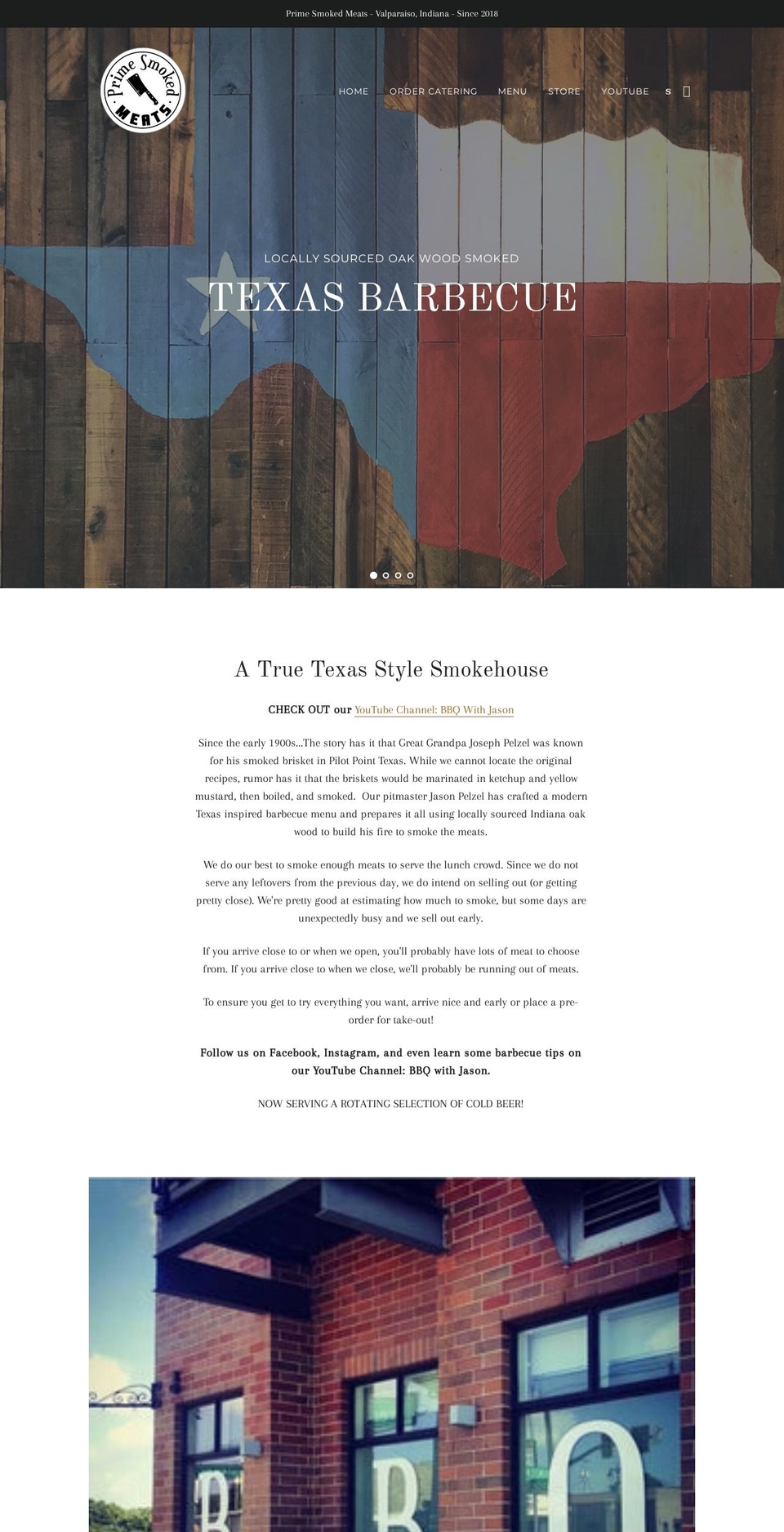 primesmokedmeats.com shopify website screenshot