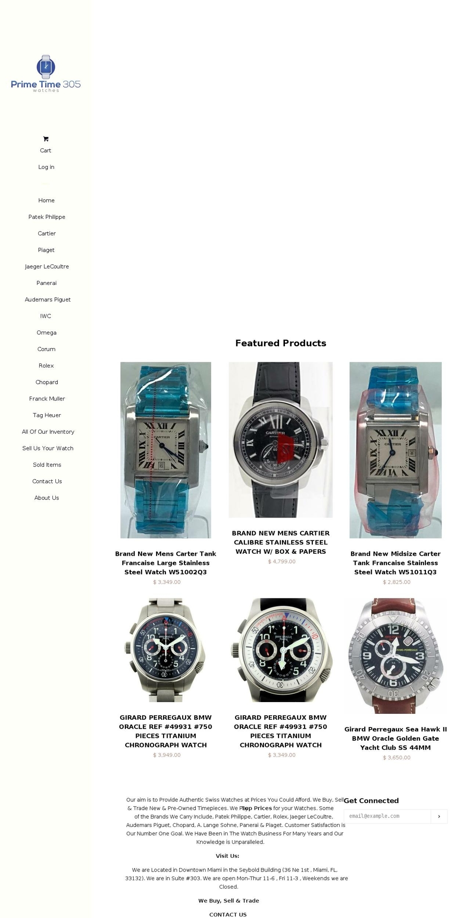 primetime305.com shopify website screenshot
