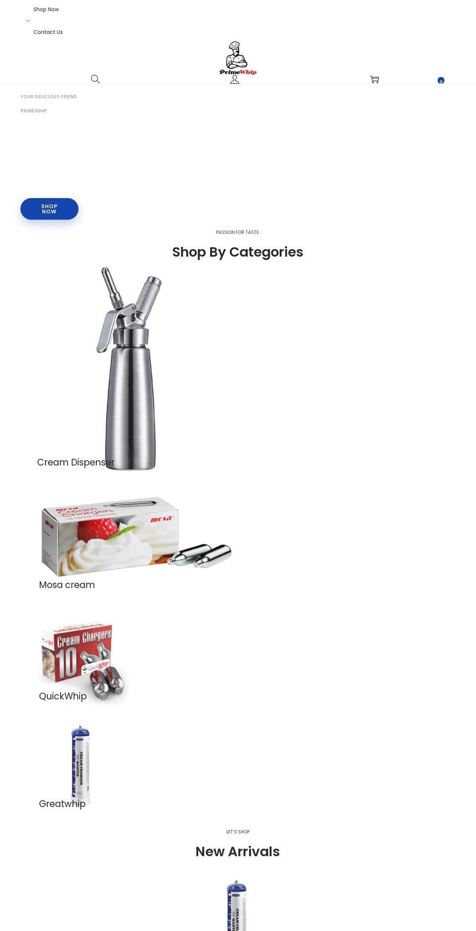 primewhip.com — Shopify storefront screenshot