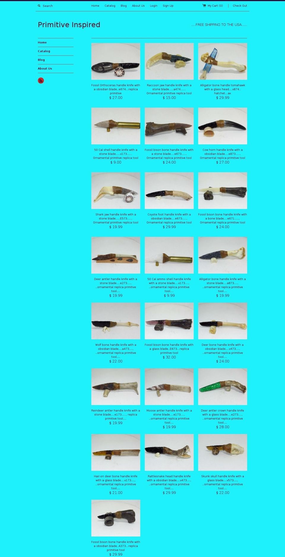 primitiveinspired.com shopify website screenshot