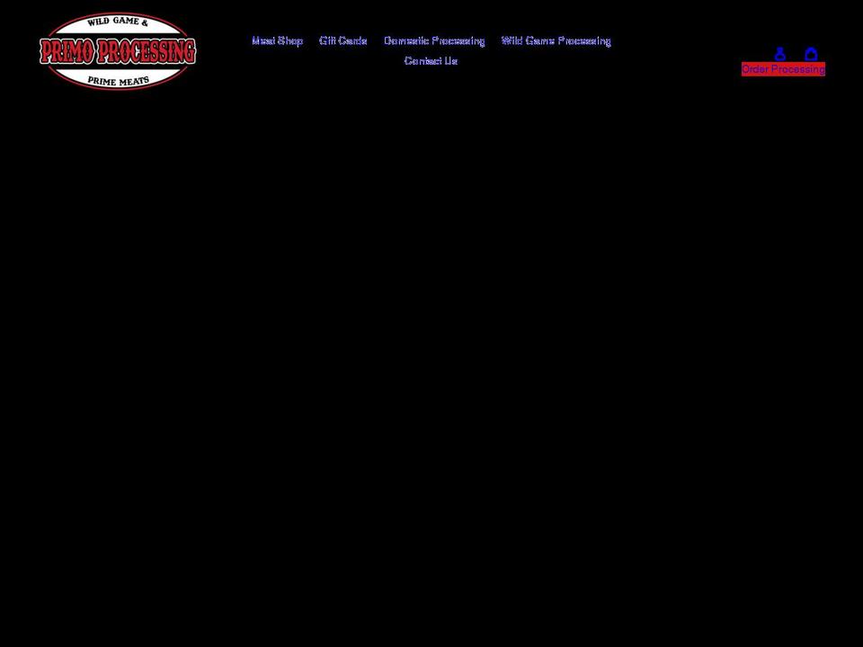 primo-processing.com shopify website screenshot