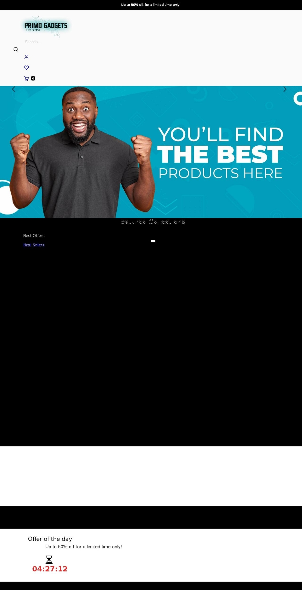 primogadgets.com shopify website screenshot