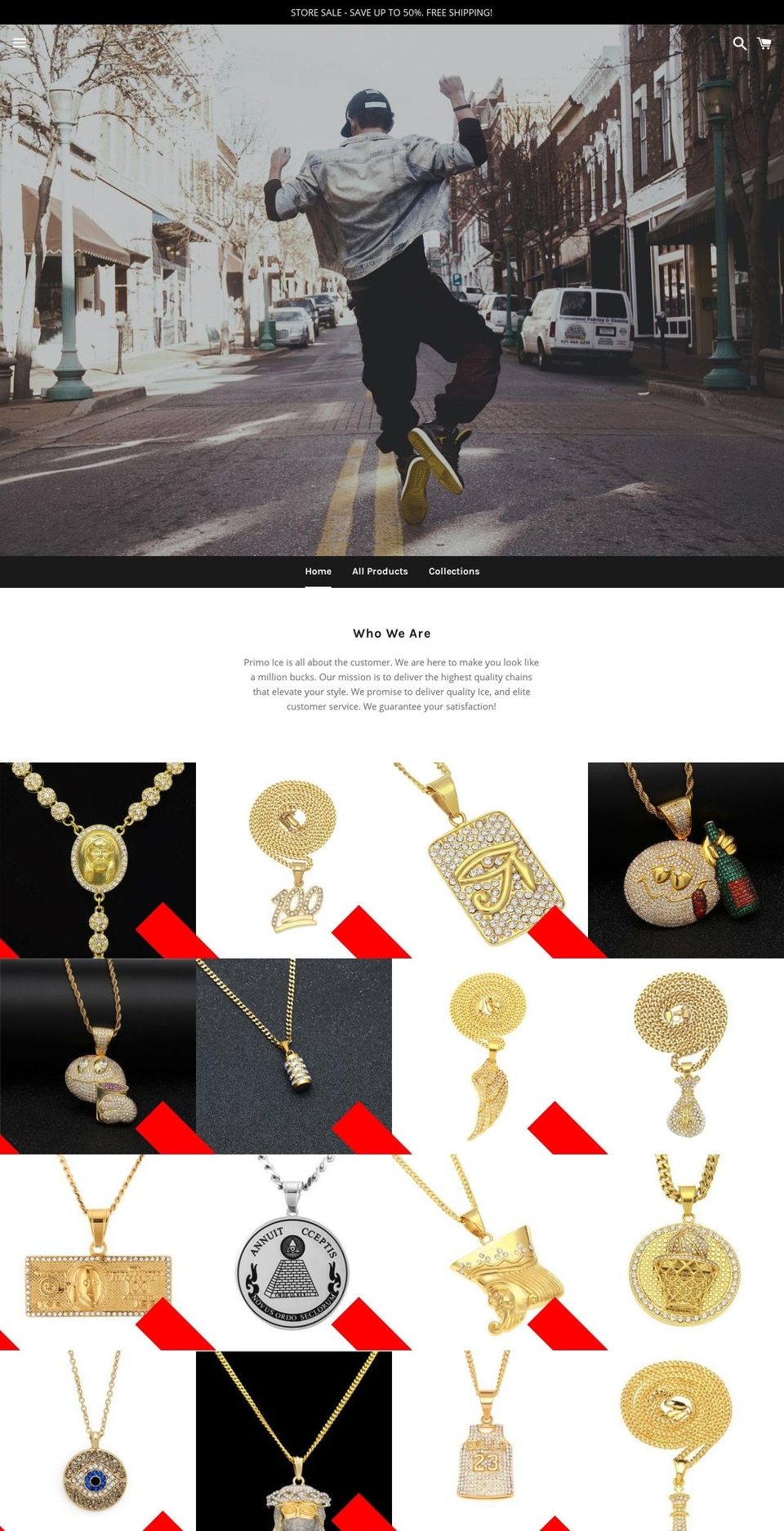 primoice.com — Shopify storefront screenshot