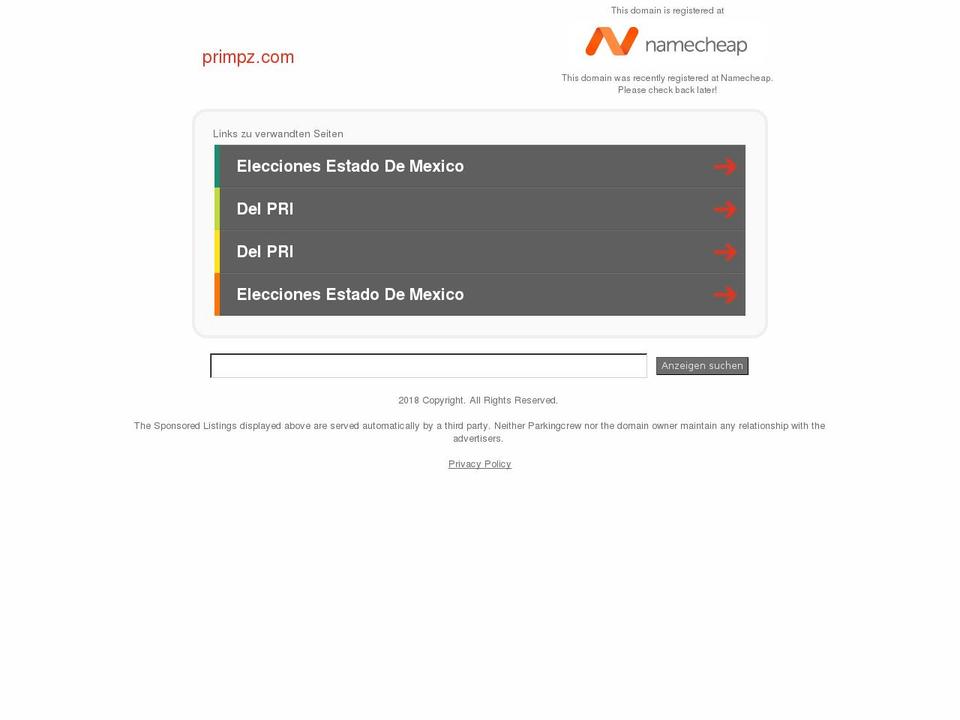 primpz.com — Shopify storefront screenshot