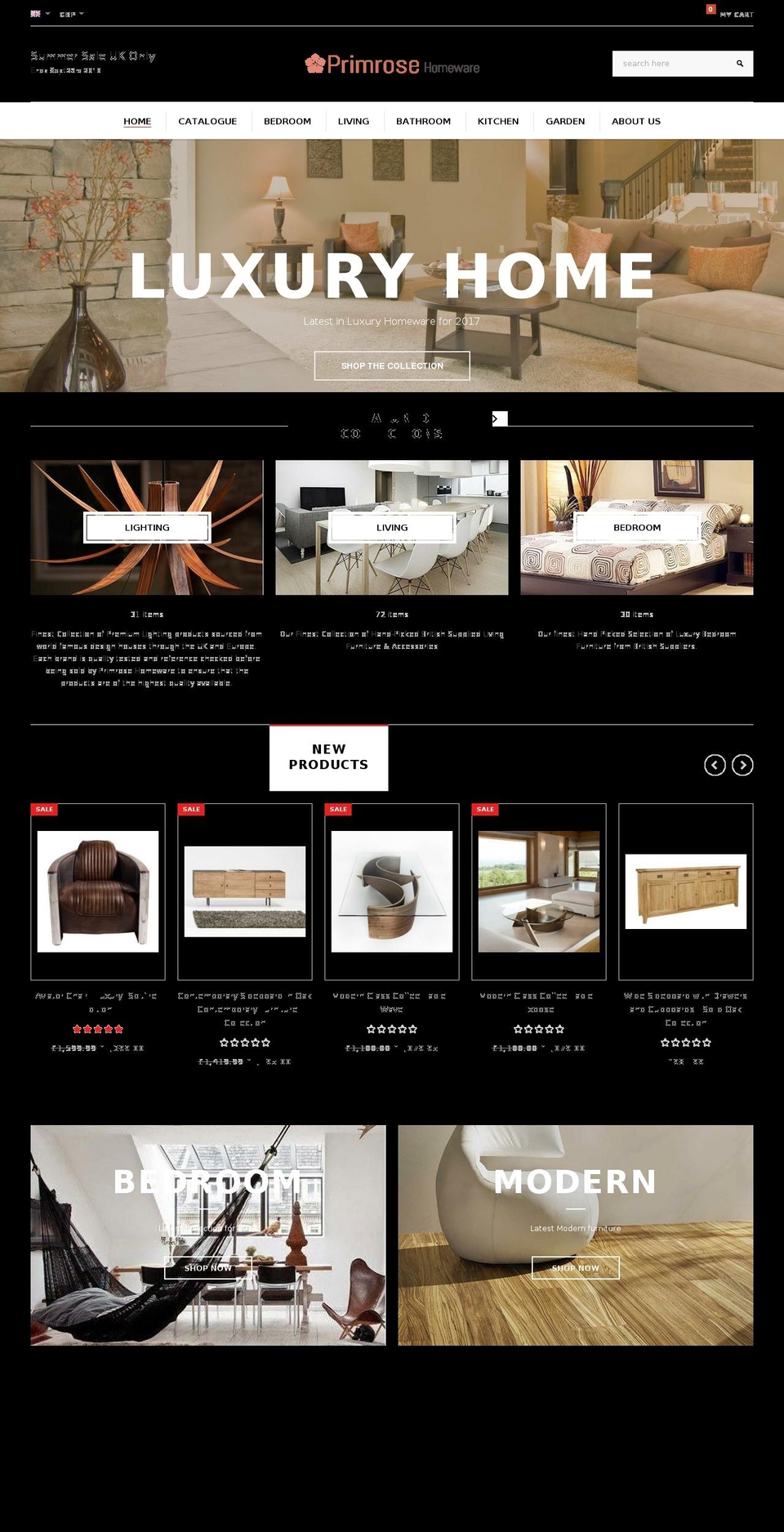 decortica-theme-source Shopify theme site example primrosehomeware.com