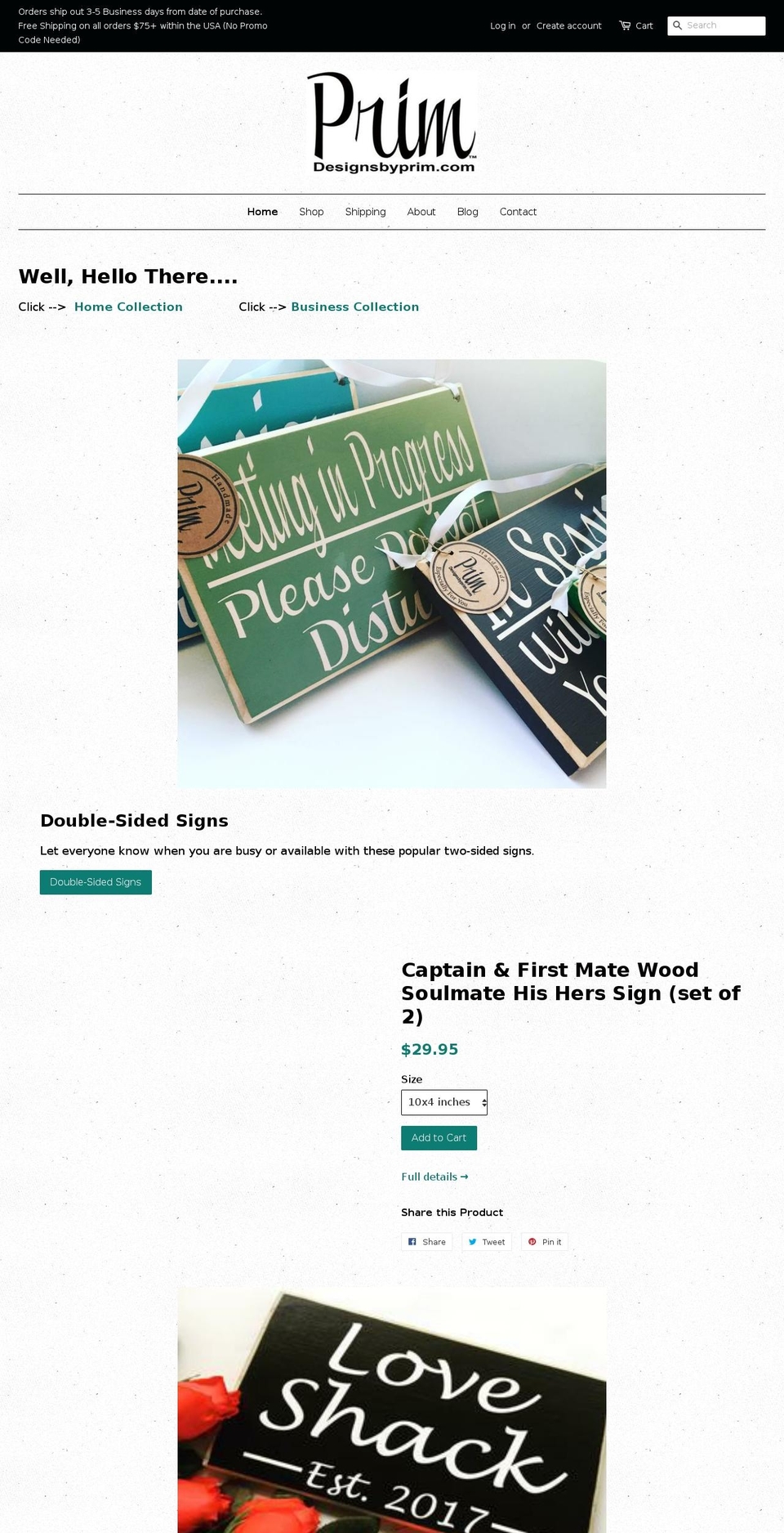 primtastic.com — Shopify storefront screenshot
