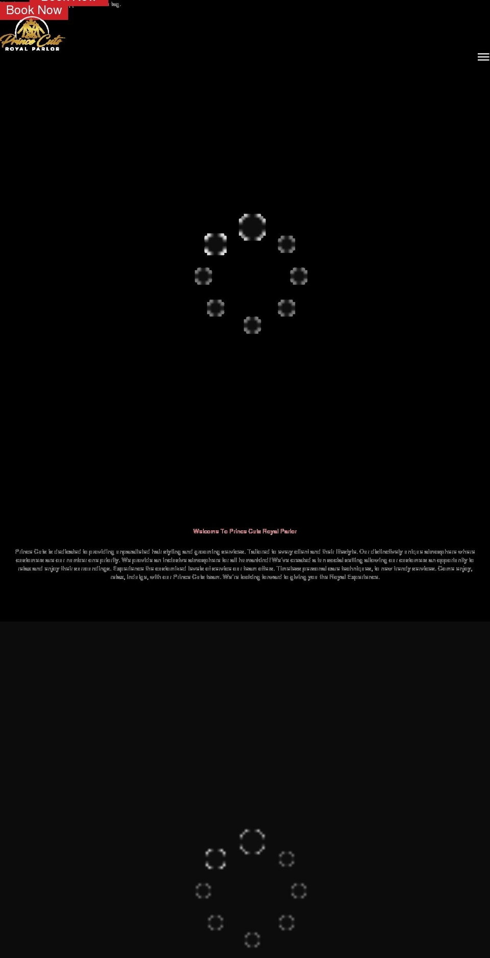 princecuts.com shopify website screenshot