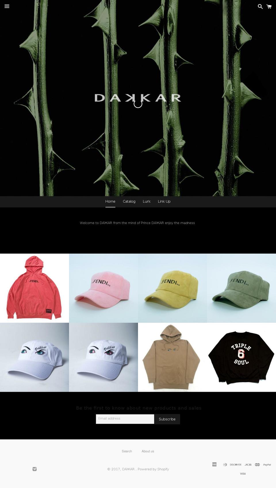 princedakkar.com shopify website screenshot
