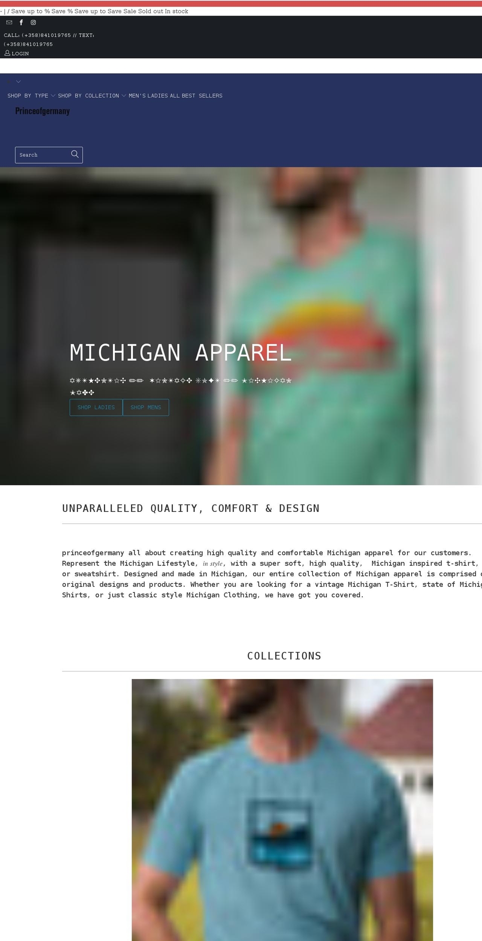 princeofgermany.com shopify website screenshot