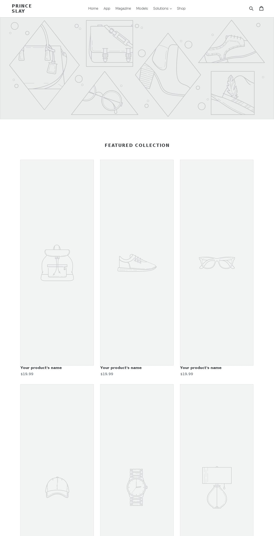 princeslay.com — Shopify storefront screenshot