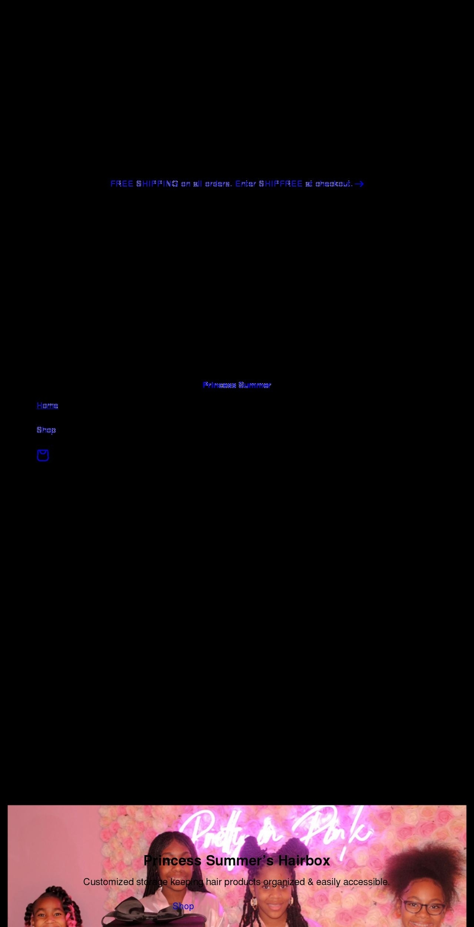 princess-summer.com shopify website screenshot