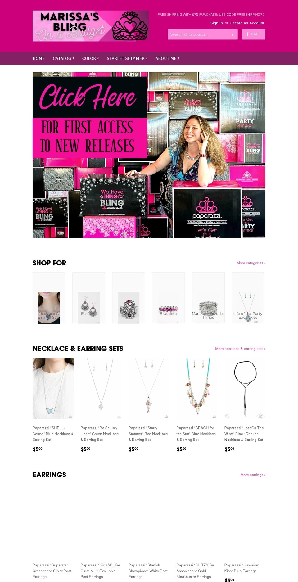 princessofpowerselling.com — Shopify storefront screenshot