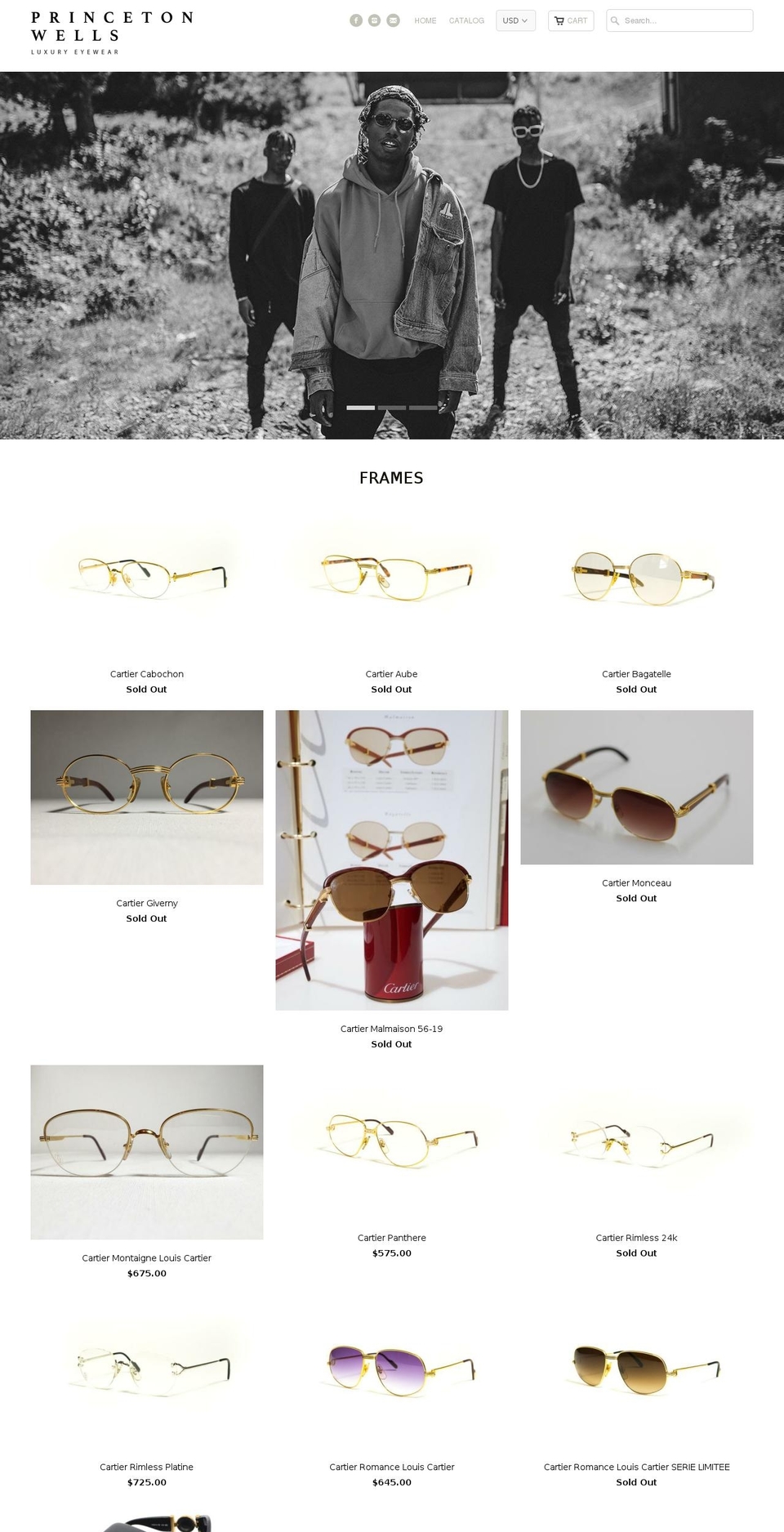 princetonwells.com shopify website screenshot