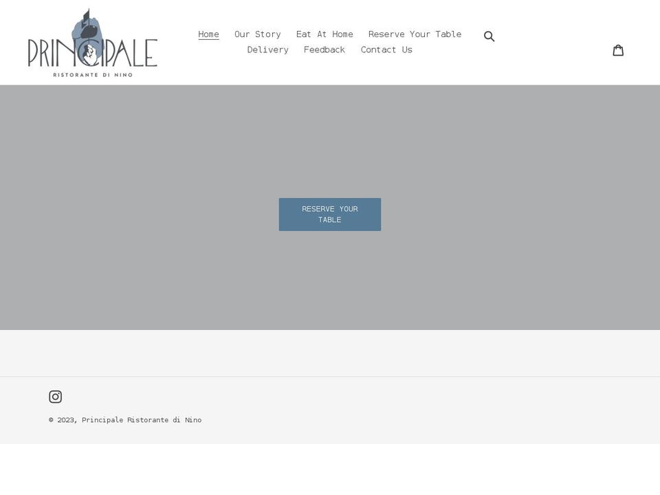 principaledinino.com shopify website screenshot