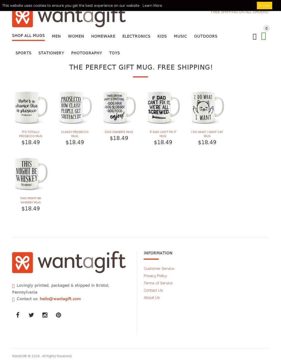 YourStore Shopify theme site example principalgifts.com