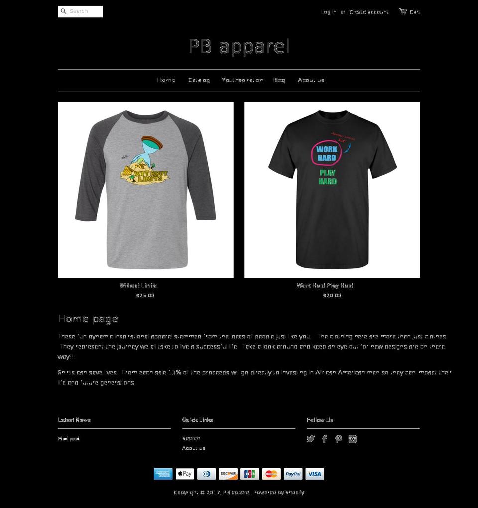 principleapparel.com shopify website screenshot