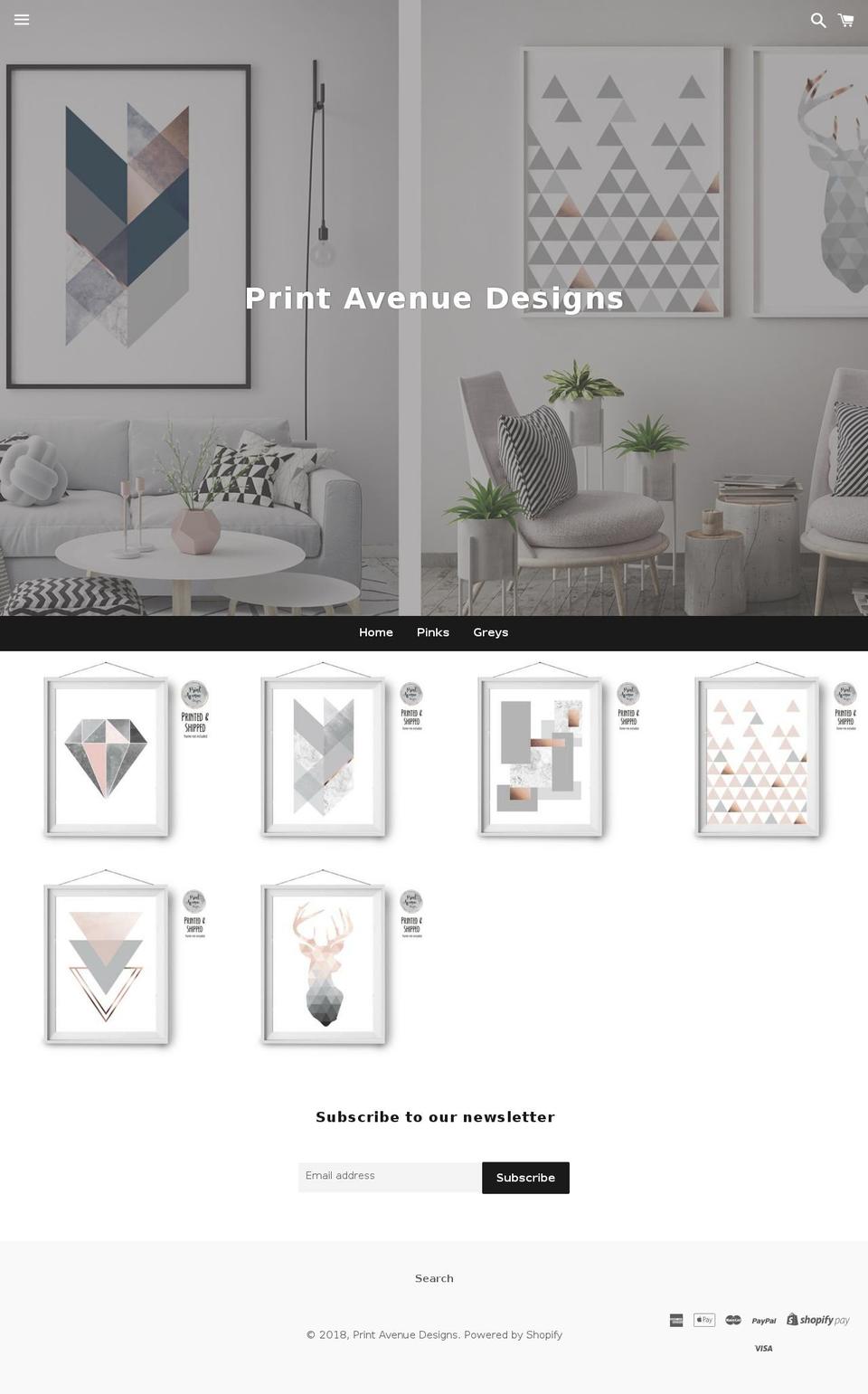 print-avenue.com — Shopify storefront screenshot