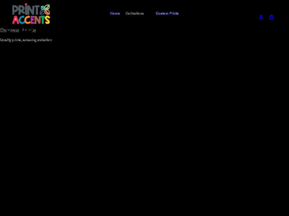 printaccents.com shopify website screenshot