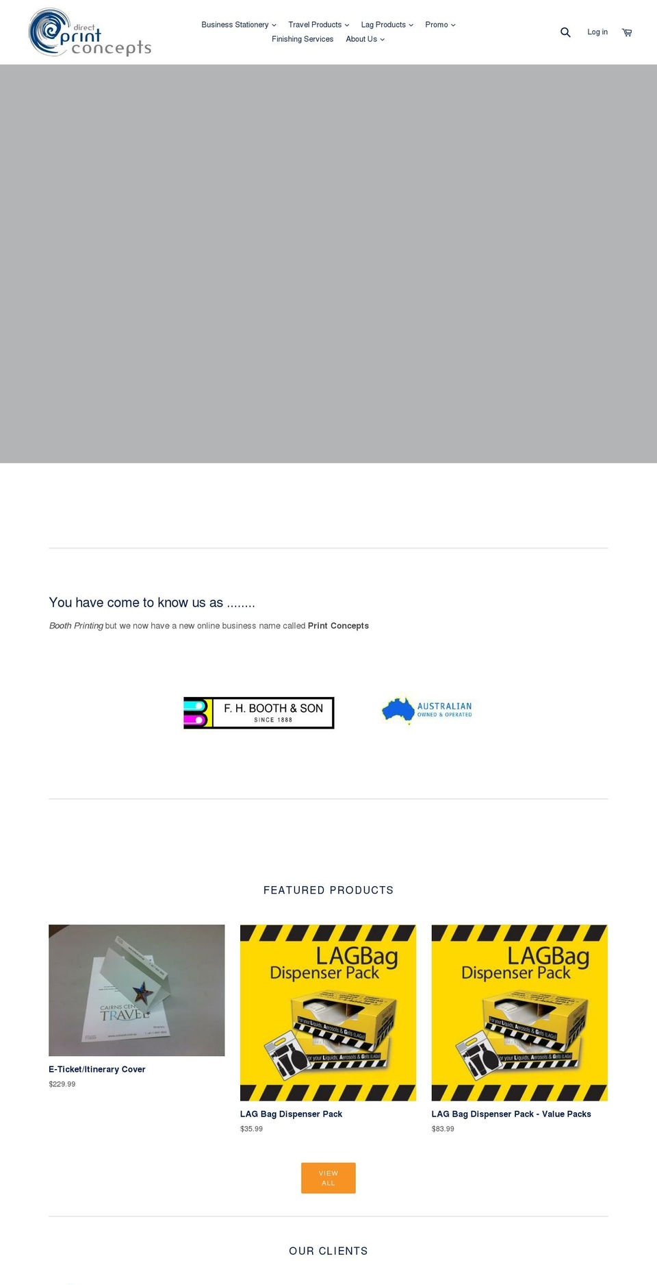 printconcepts.com.au shopify website screenshot