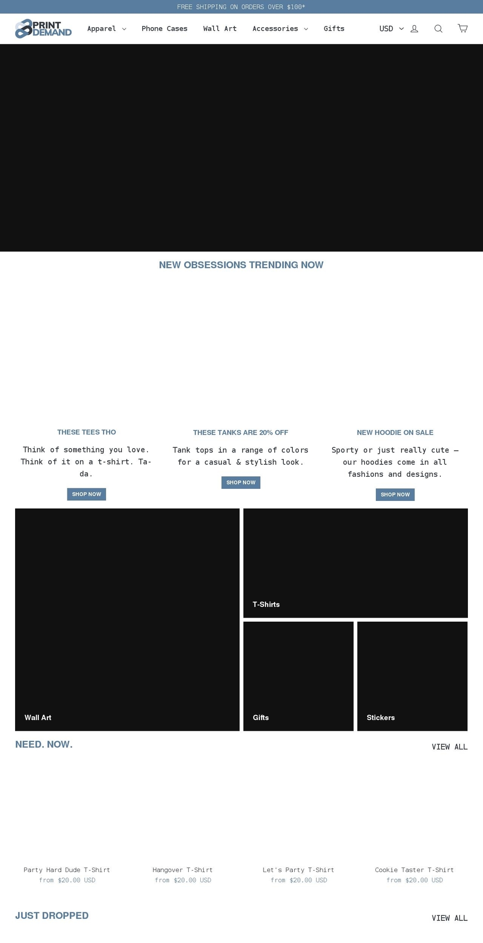printdmd.com shopify website screenshot