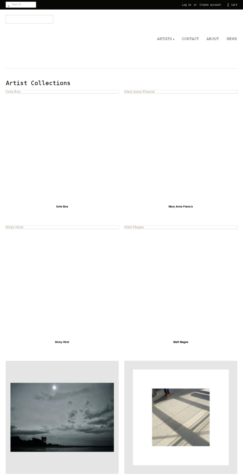 printeditions.gallery shopify website screenshot