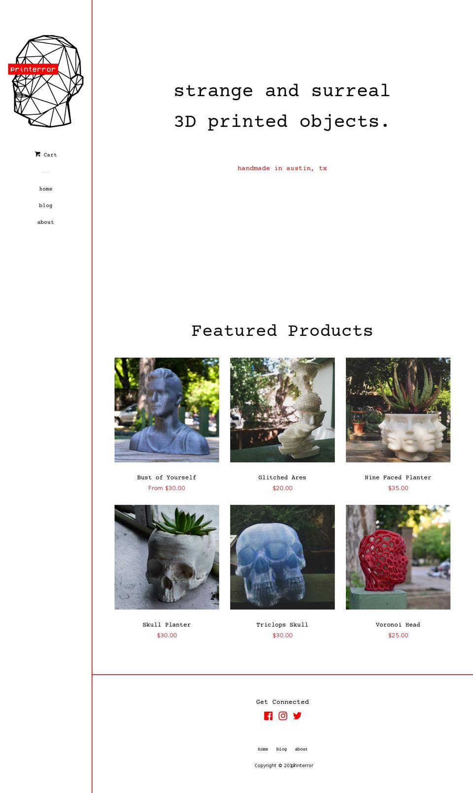 printerror.com shopify website screenshot