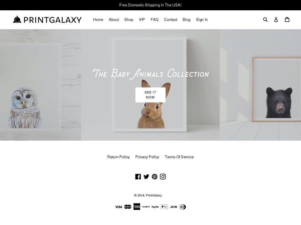 printgalaxy.net shopify website screenshot