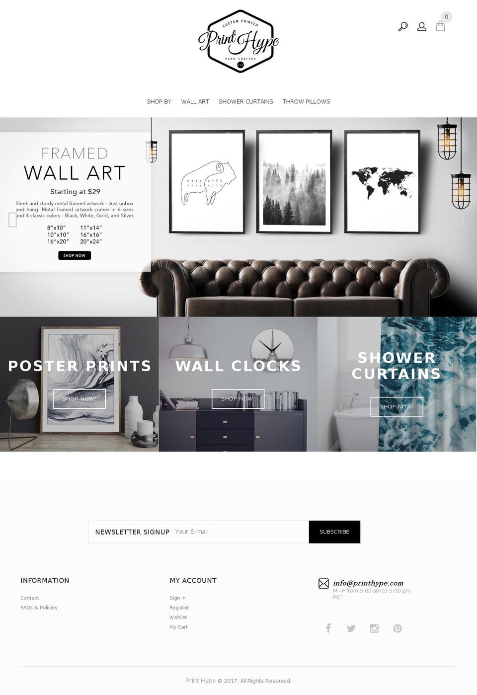 printhype.com — Shopify storefront screenshot