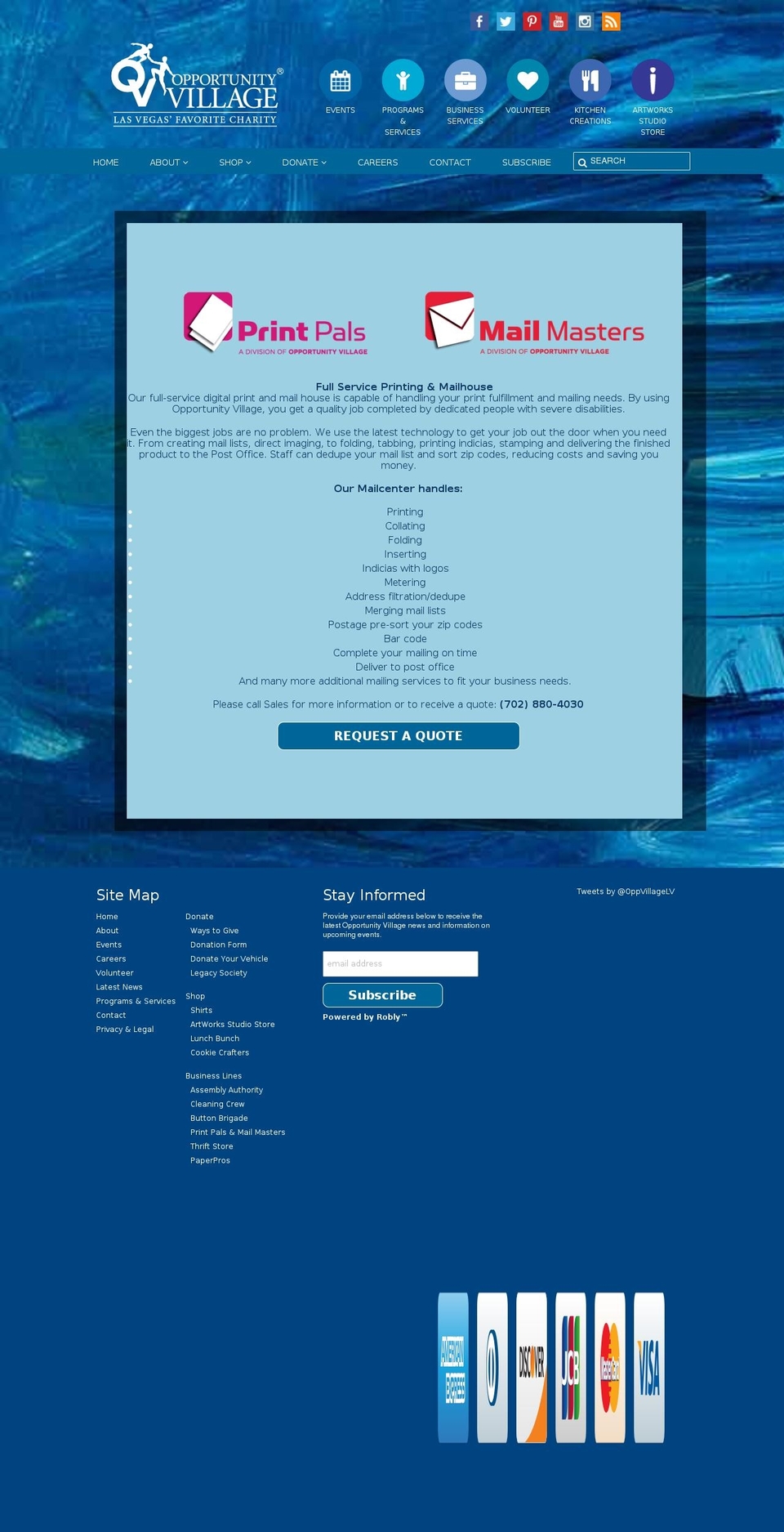 printingpalslv.com shopify website screenshot