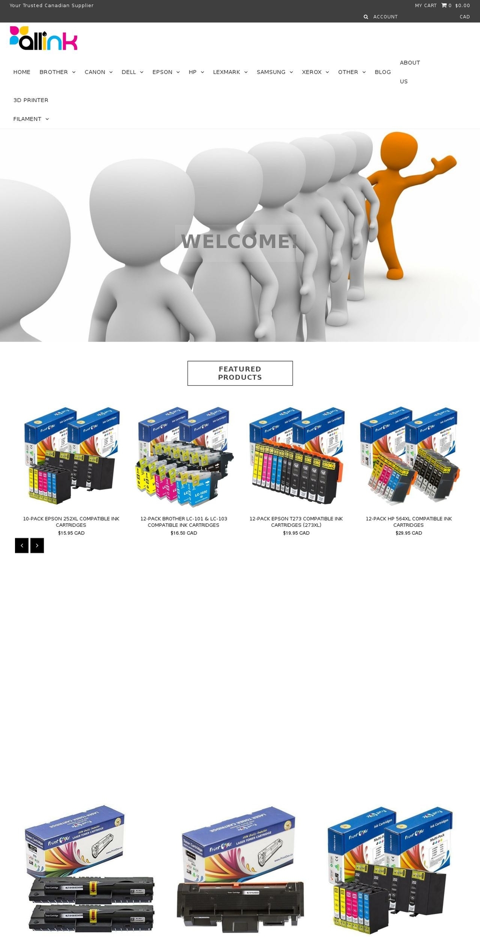 printoxe.ca shopify website screenshot