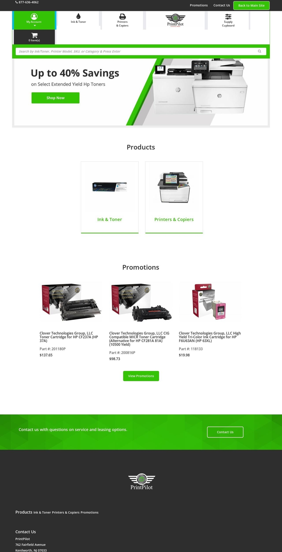 printpilot.net shopify website screenshot