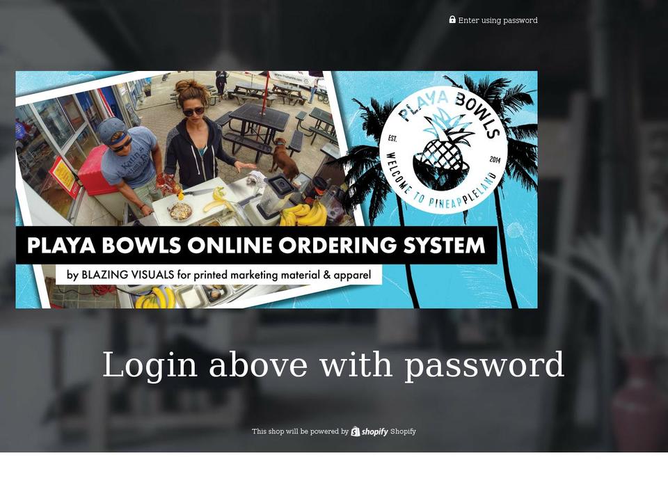 printplayabowls.com shopify website screenshot