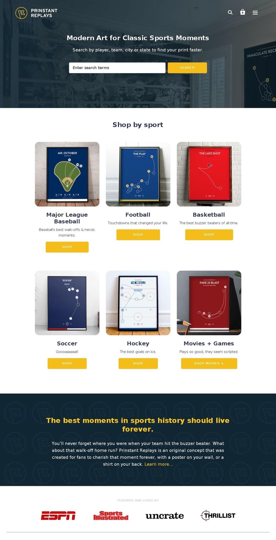 printplays.com shopify website screenshot