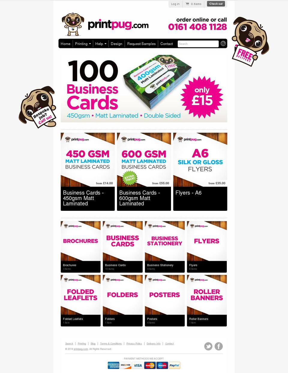 printpug.com — Shopify storefront screenshot
