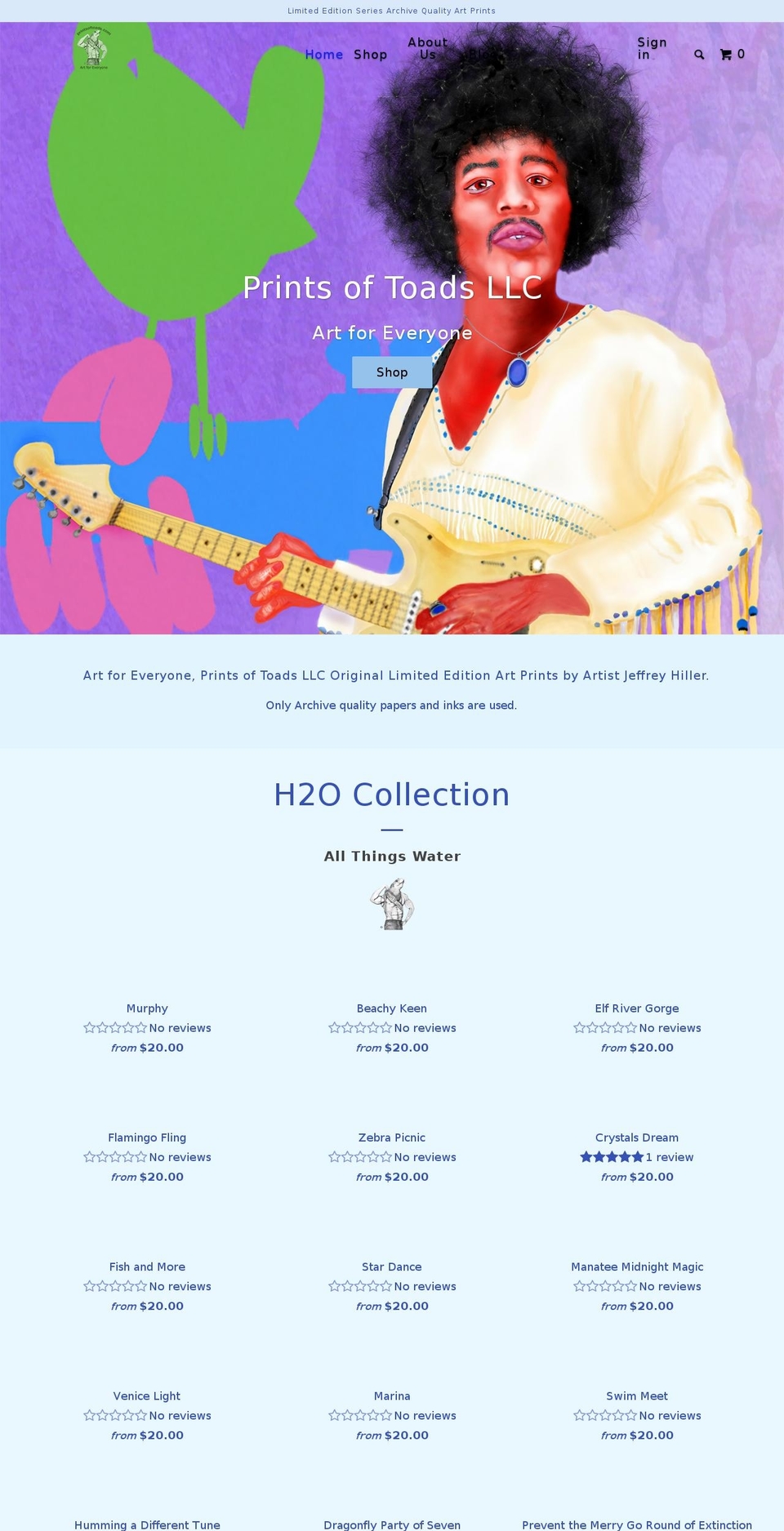 printsoftoads.com shopify website screenshot