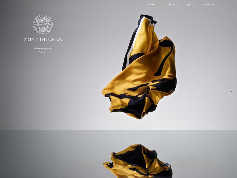 printtheorem.com — Shopify storefront screenshot