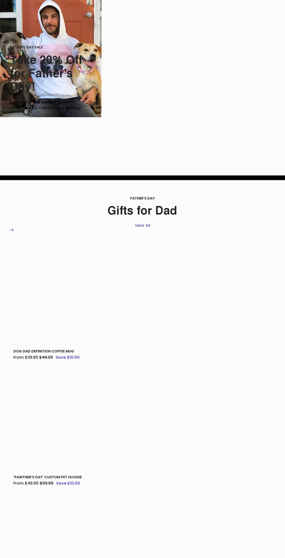 printypets.com shopify website screenshot