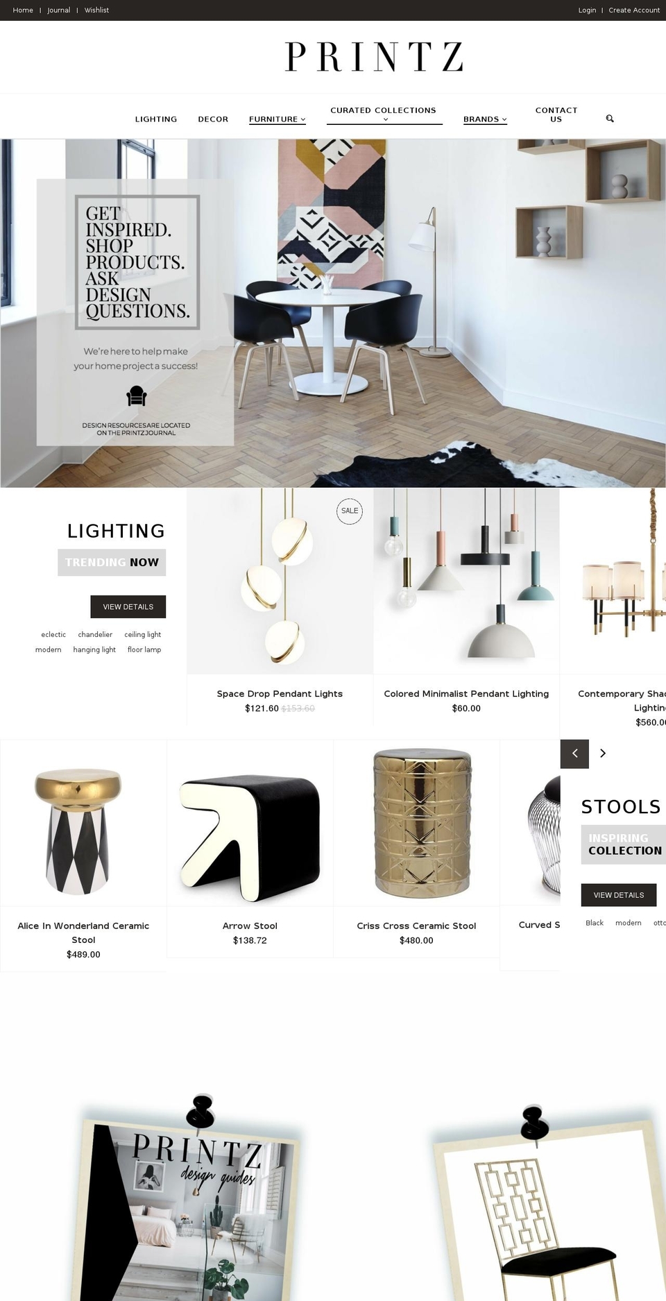 printzdesigner.com shopify website screenshot