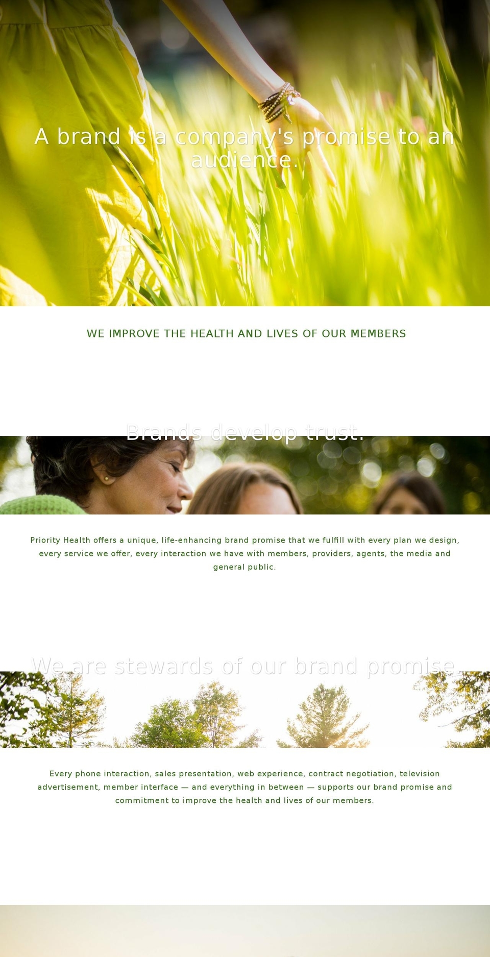priorityhealthbrandstore.com shopify website screenshot
